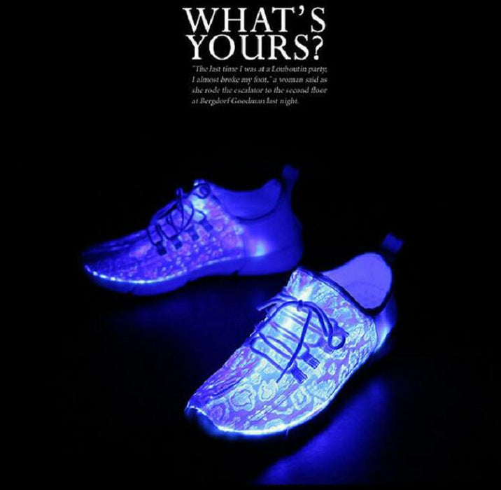 Fiber Optic Light Up Shoes