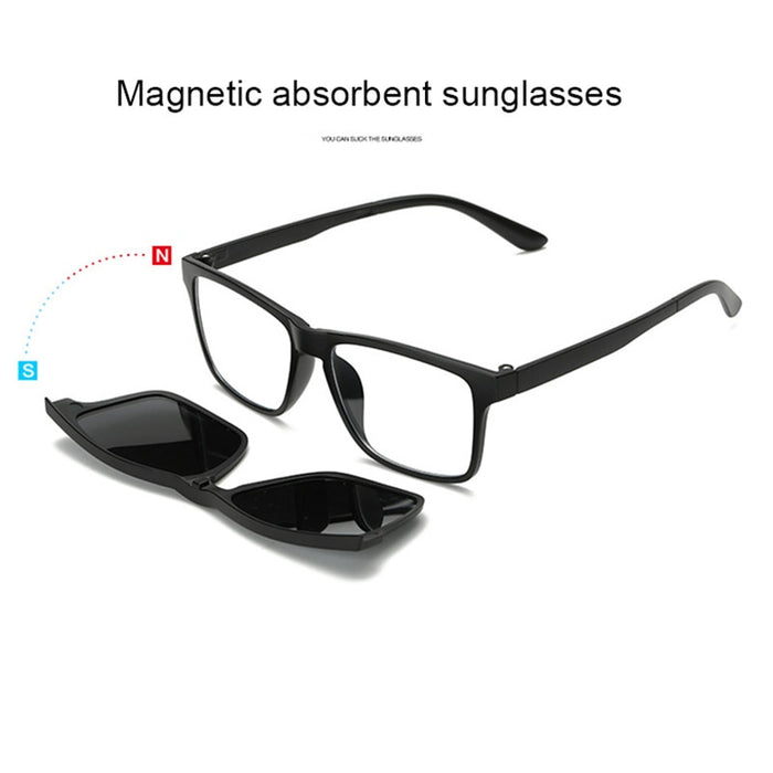 5 in 1 Magnetic Lens Swappable Sunglasses