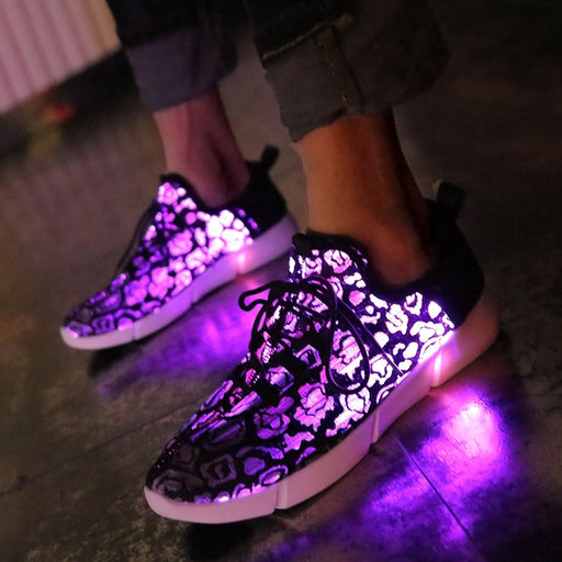 Fiber Optic Light Up Shoes