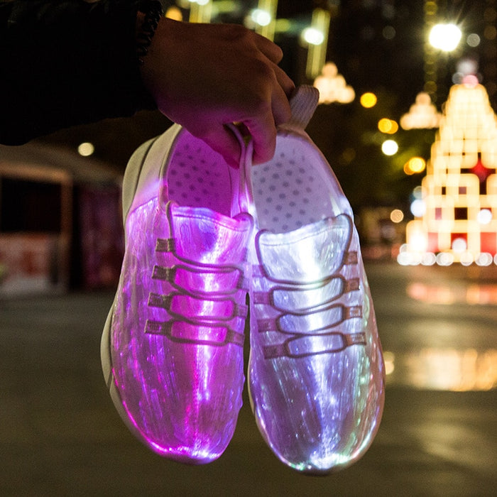 Fiber Optic Light Up Shoes