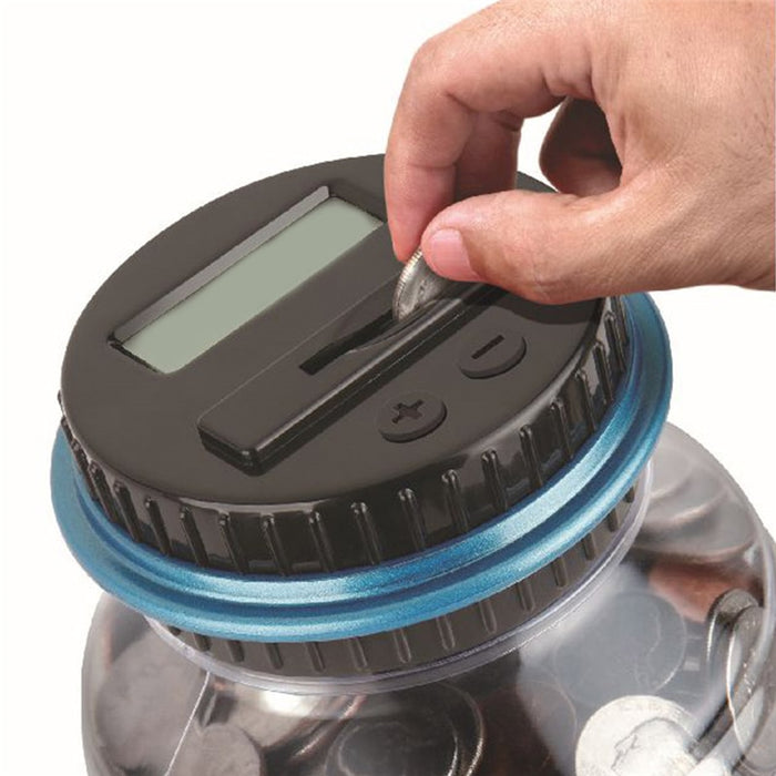 Coin Counting Money Jar